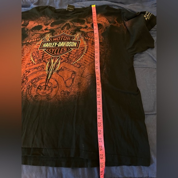 Harley-Davidson Black and Red Short Sleeve Tee - Picture 4 of 6